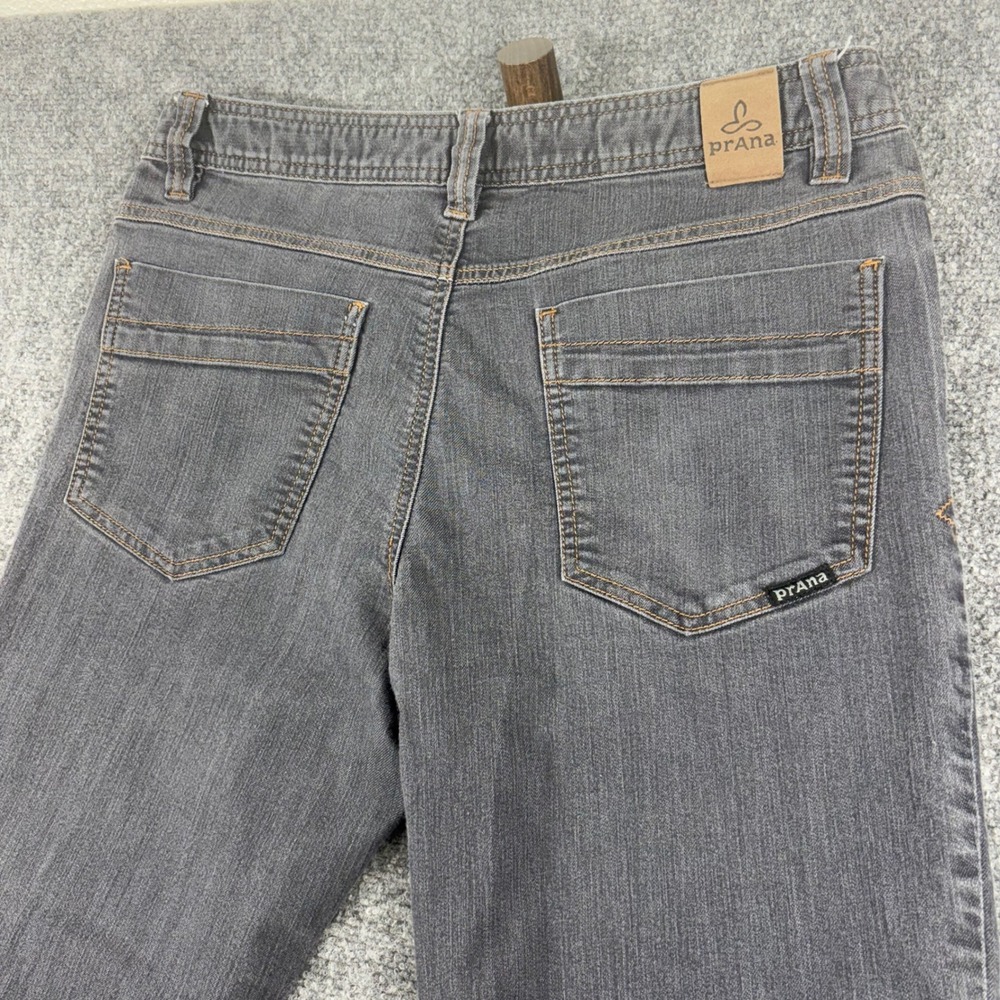 Prana Slim Fit Denim Jeans Mens 32x30 Gray Wash Five Pocket Casual‎ Pants